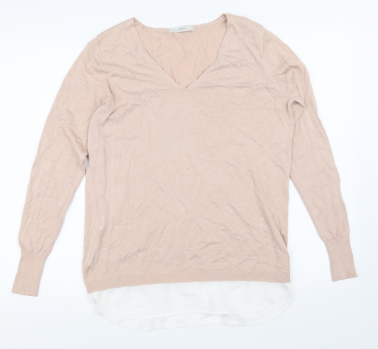 George Womens Pink   Pullover Jumper Size 10
