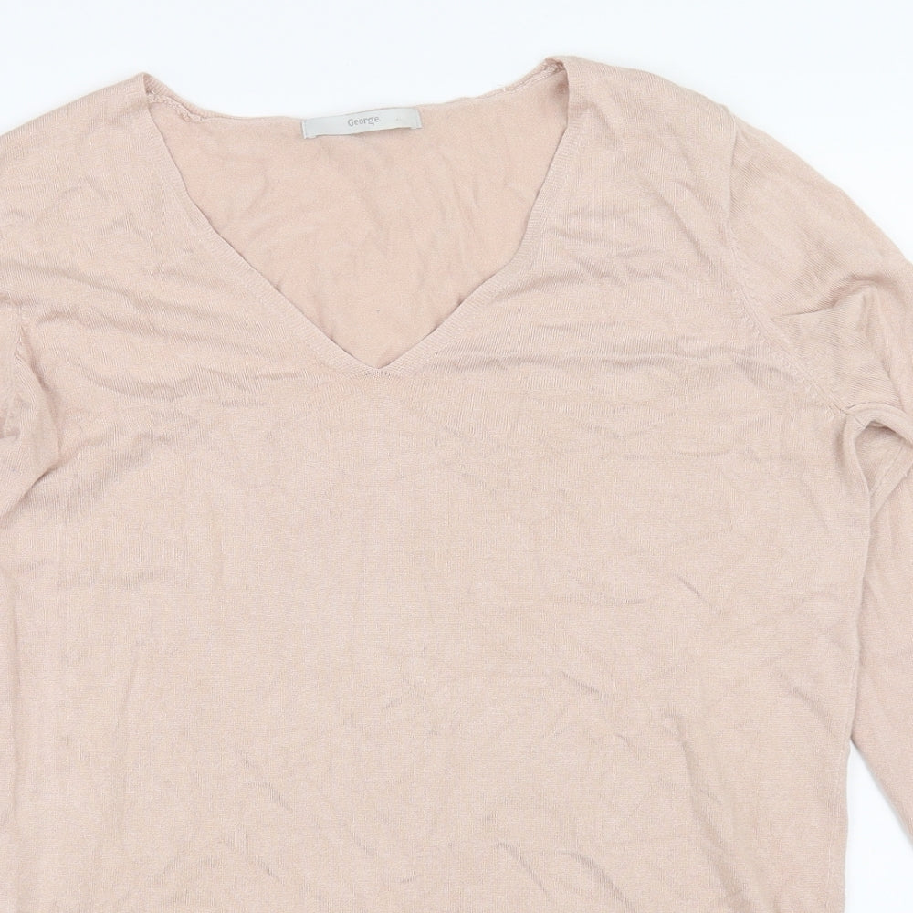 George Womens Pink   Pullover Jumper Size 10