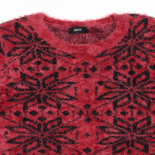 Klass Womens Pink   Pullover Jumper Size L