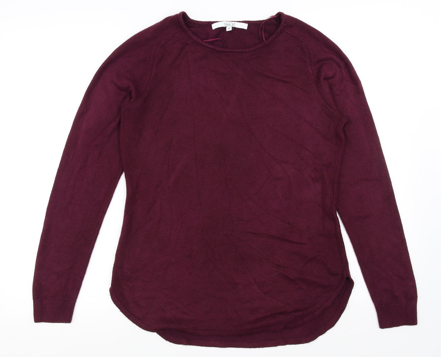Vida Vi Womens Purple   Pullover Jumper Size M