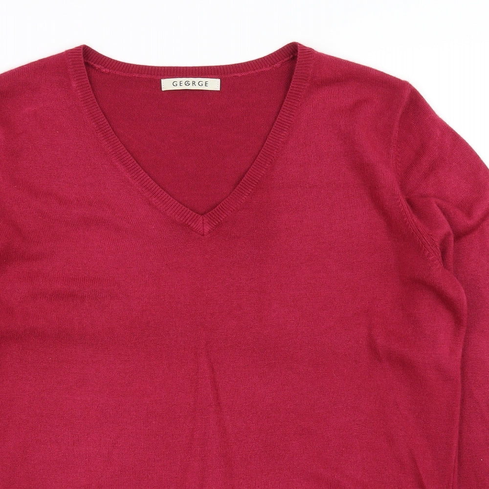 George Womens Pink   Pullover Jumper Size 18