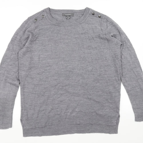 Primark Womens Grey   Pullover Jumper Size M