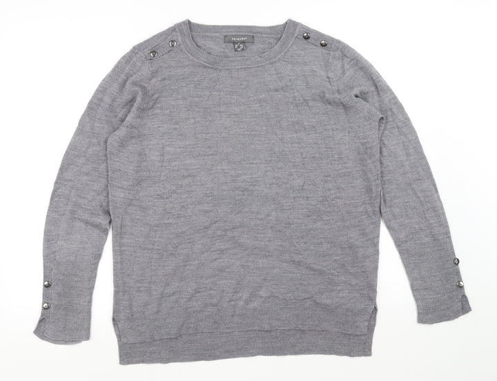 Primark Womens Grey   Pullover Jumper Size M