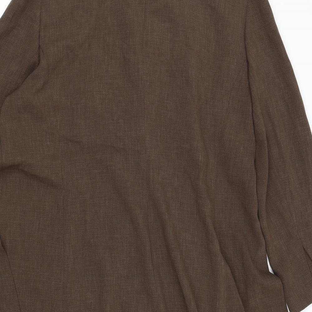 Ann Harvey Womens Brown   Jacket Coat Size 18