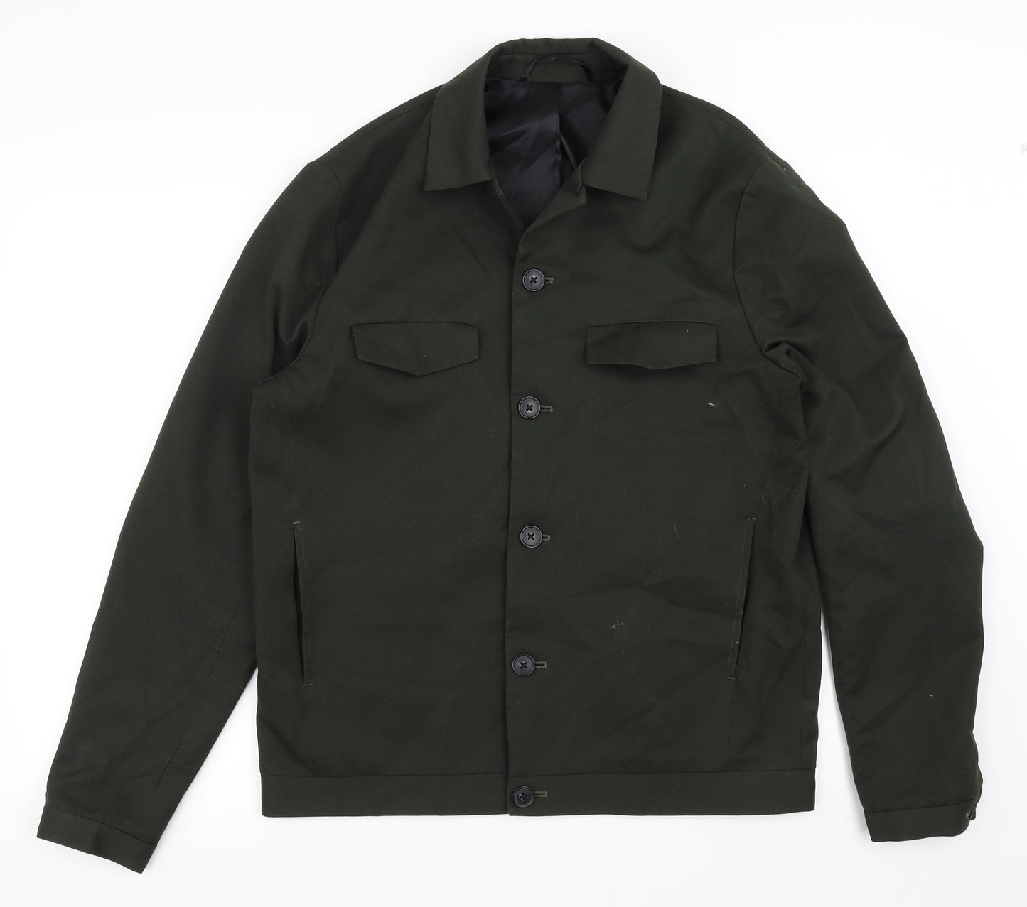 New Look Mens Green   Parka Coat Size M