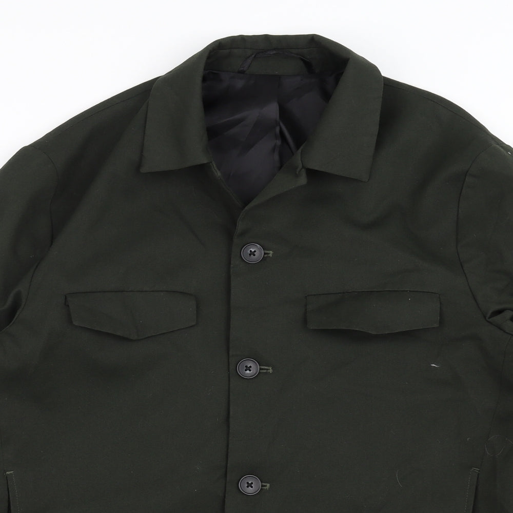 New Look Mens Green   Parka Coat Size M