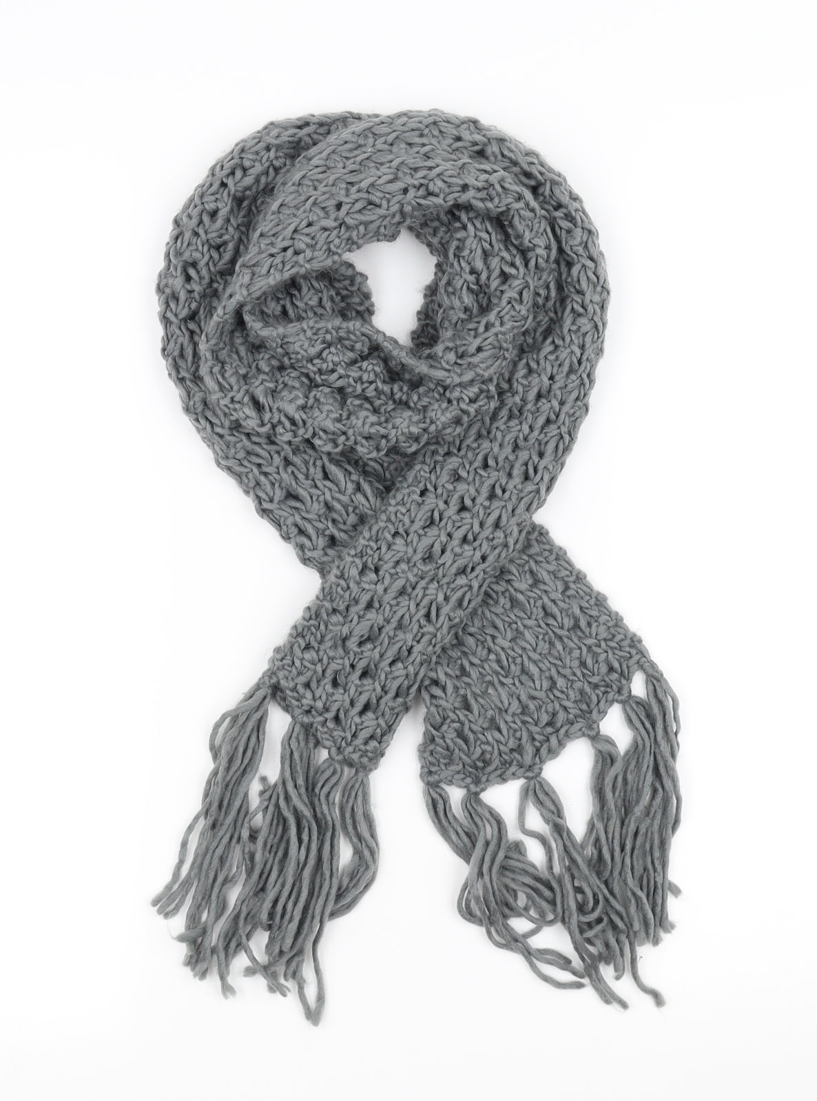 Preworn Unisex Grey    Scarf