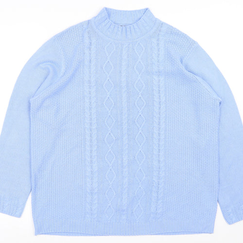 isle  Womens Blue   Pullover Jumper Size XL