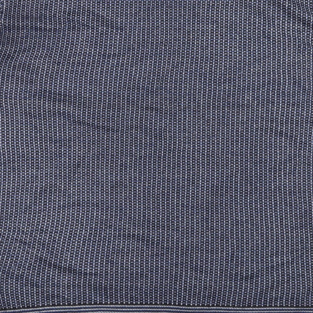 Jeff Banks Mens Blue Striped  Pullover Jumper Size L