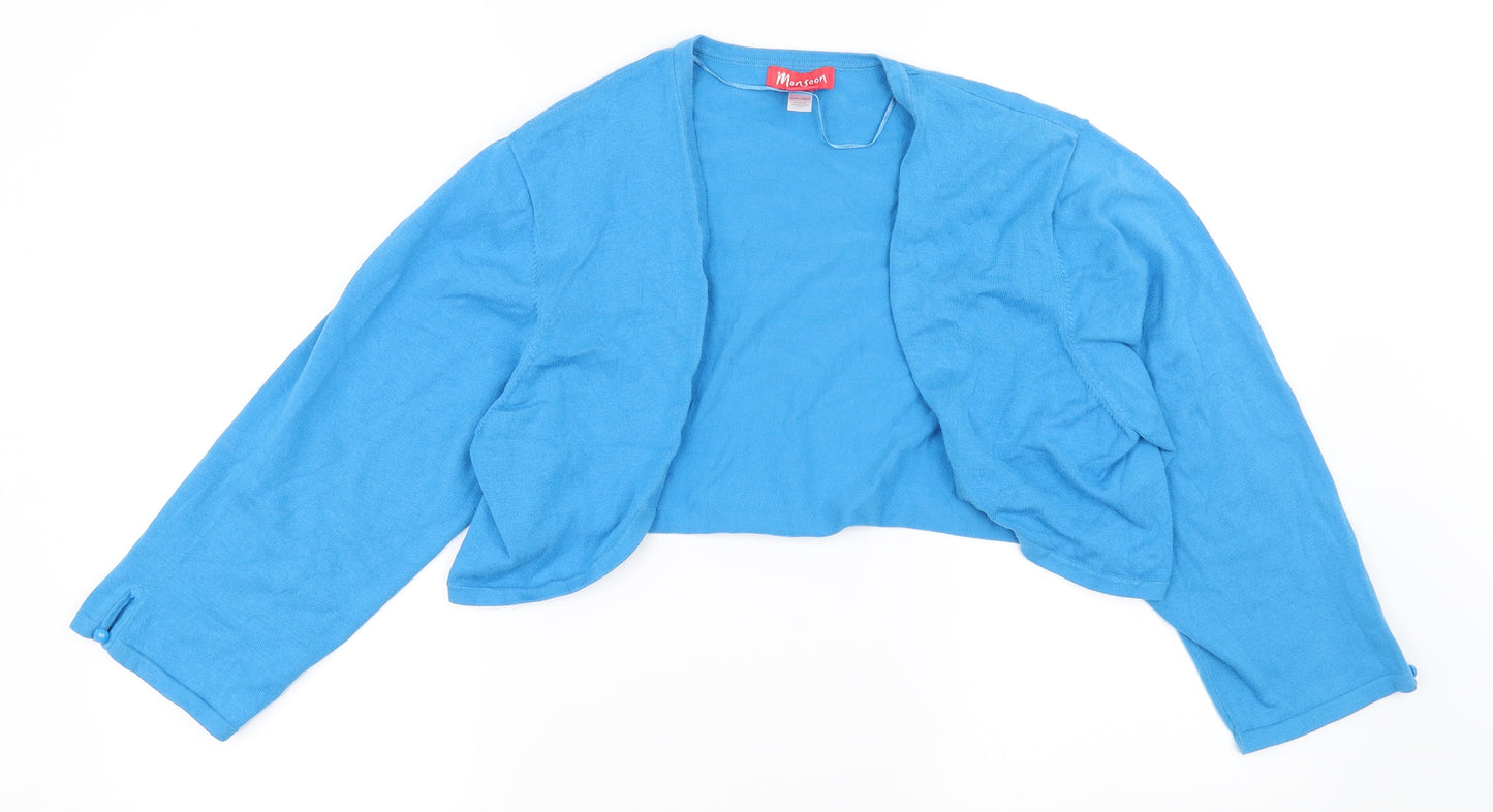 Monsoon Womens Blue   Cardigan Jumper Size 22