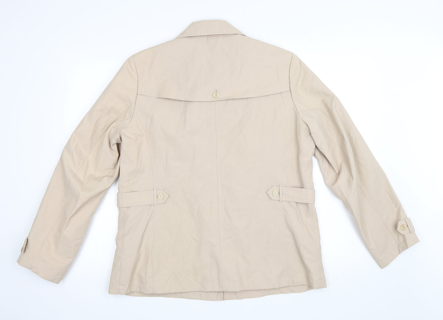 Marks and Spencer Womens Beige   Trench Coat Coat Size 14