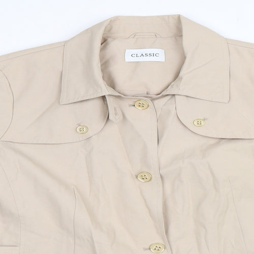 Marks and Spencer Womens Beige   Trench Coat Coat Size 14