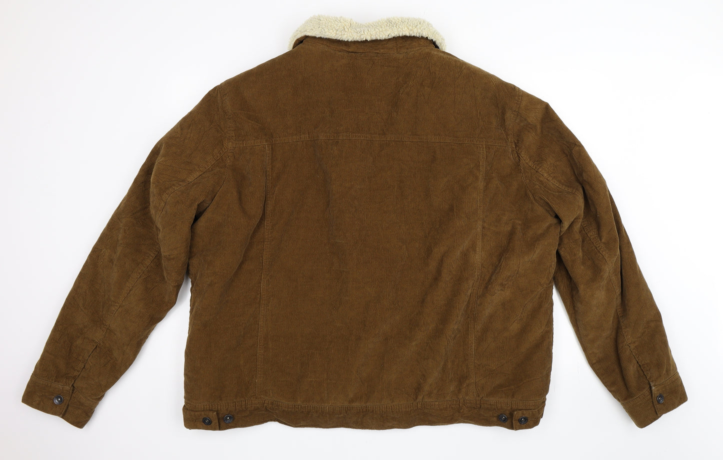 Marks and Spencer Mens Brown  Corduroy Jacket  Size 3XL