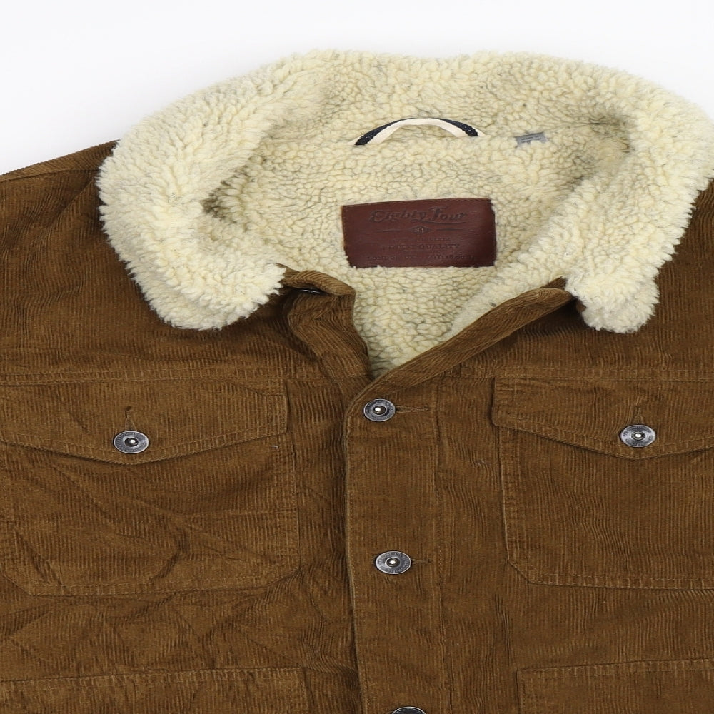Marks and Spencer Mens Brown  Corduroy Jacket  Size 3XL