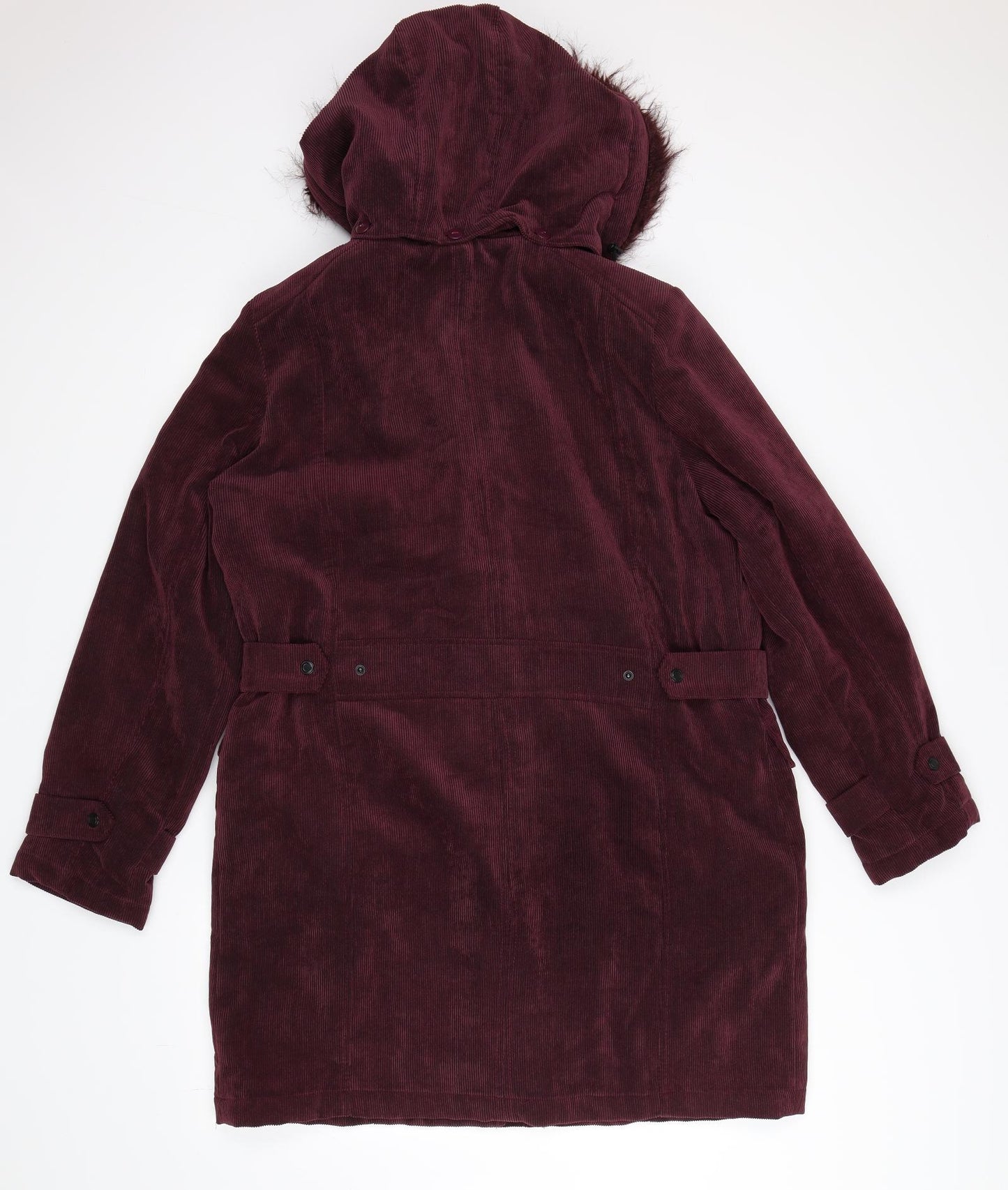 Klass Womens Purple   Parka Coat Size M