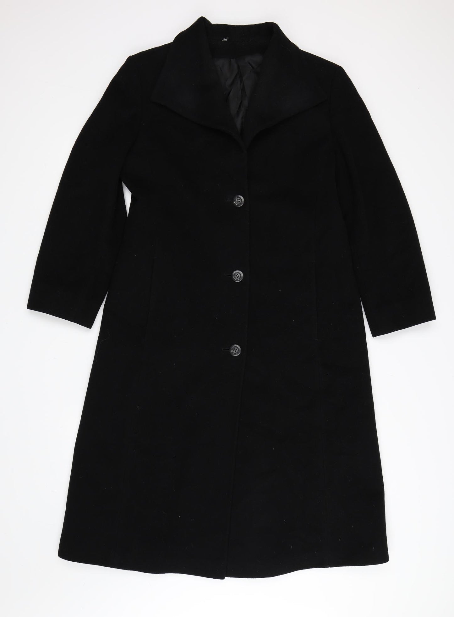 Marks and Spencer Womens Black   Trench Coat Coat Size 12