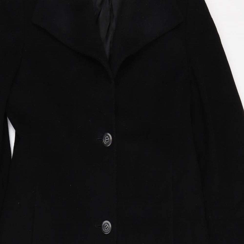 Marks and Spencer Womens Black   Trench Coat Coat Size 12