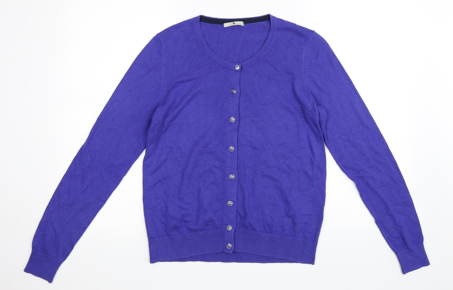 TU Womens Purple   Cardigan Jumper Size 12