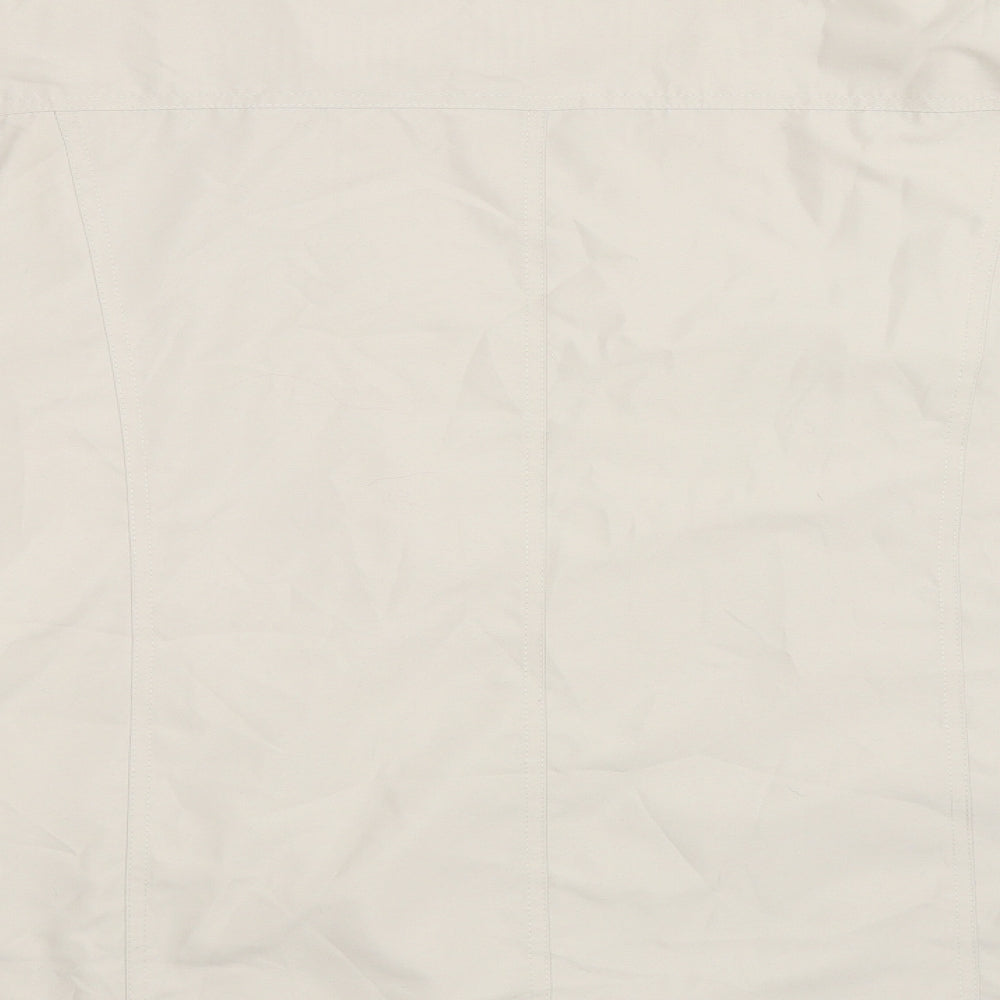 BM  Womens Beige   Rain Coat Coat Size L