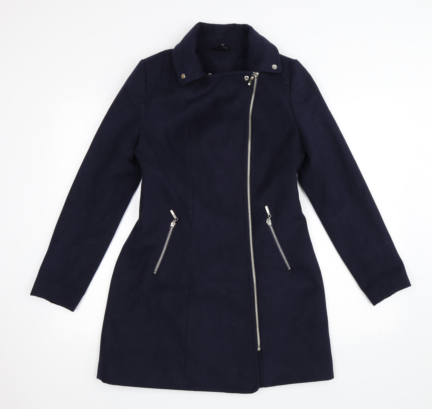 Newlook Womens Blue   Pea Coat Coat Size 10
