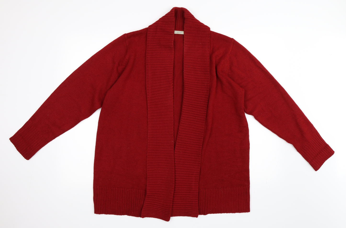 EWM Womens Red   Cardigan Jumper Size L