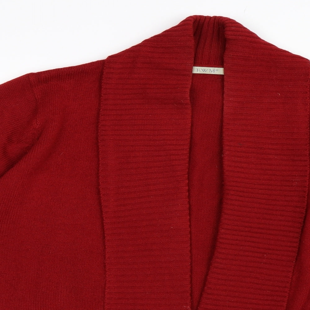 EWM Womens Red   Cardigan Jumper Size L