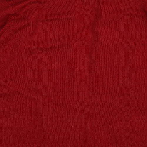 EWM Womens Red   Cardigan Jumper Size L