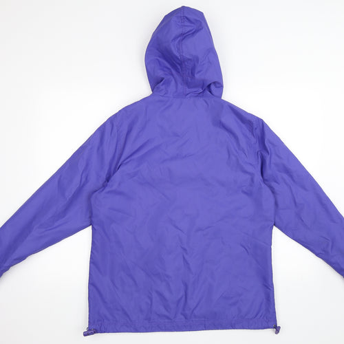 Maine Womens Purple   Rain Coat Coat Size 12