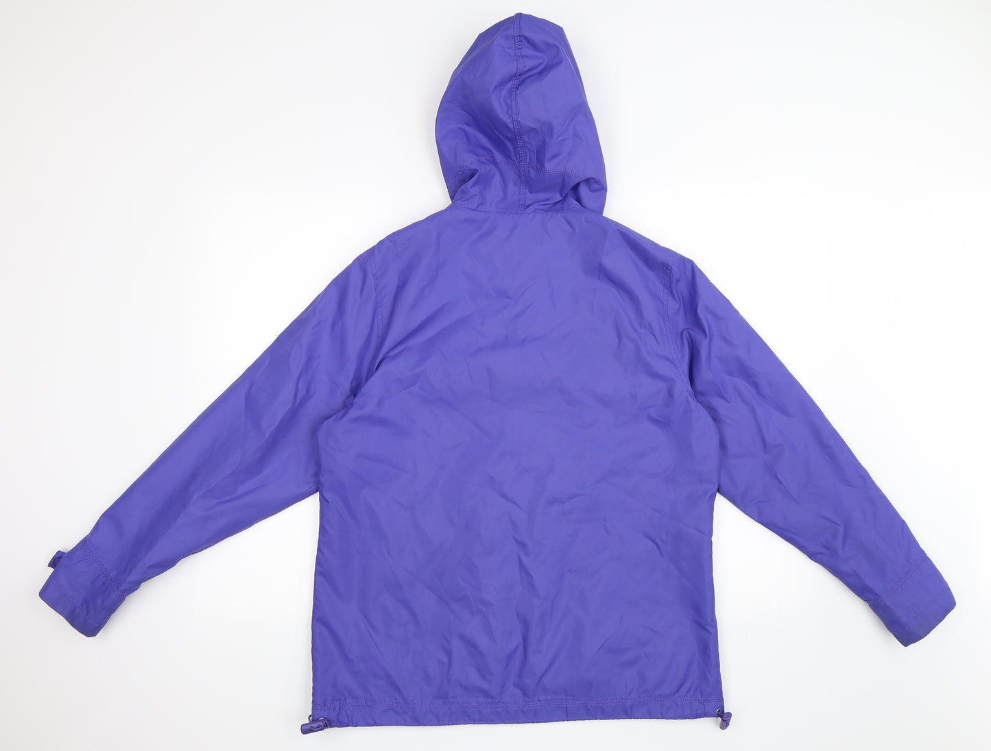 Maine Womens Purple   Rain Coat Coat Size 12