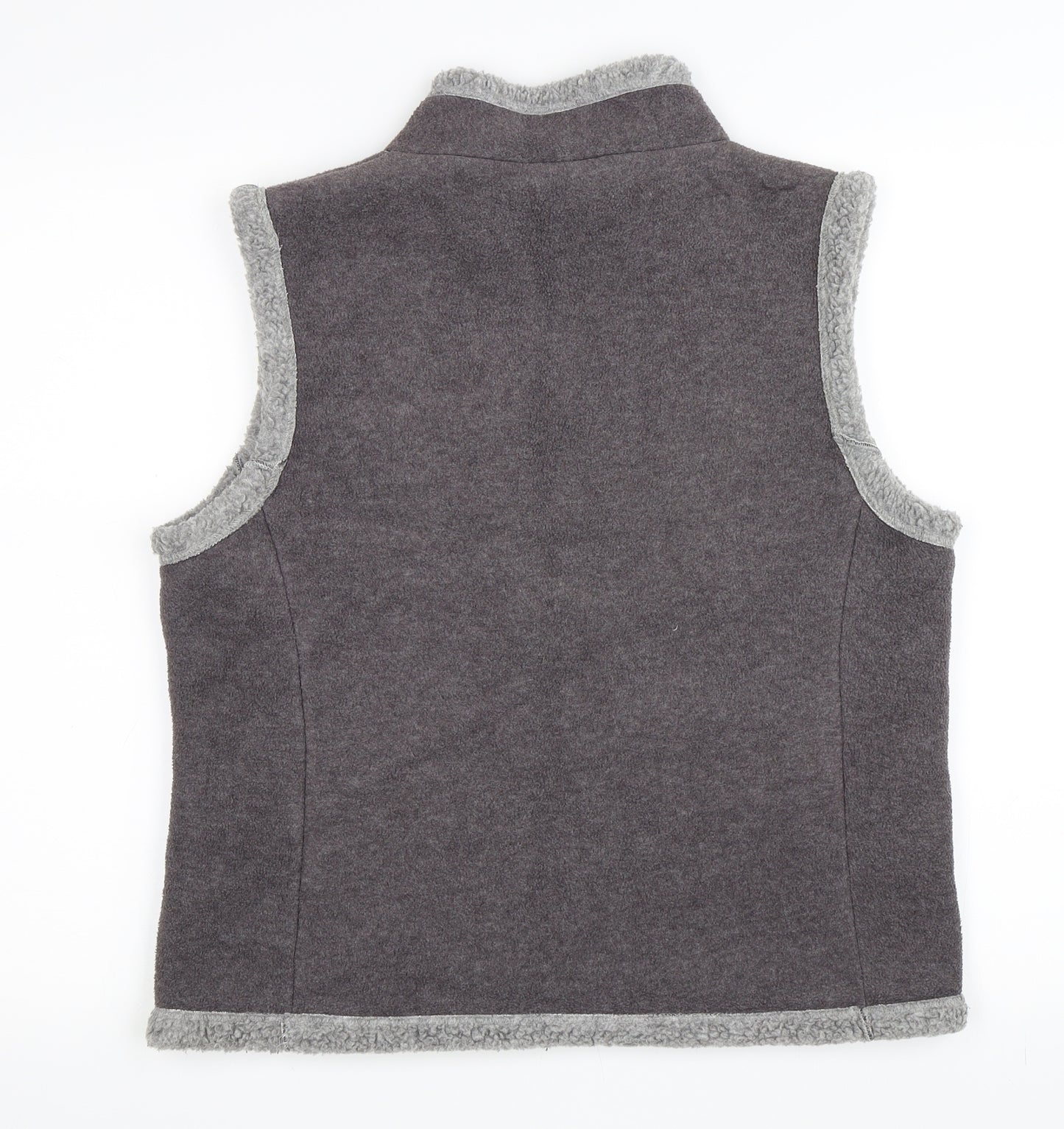 Janique Womens Grey   Gilet Waistcoat Size L
