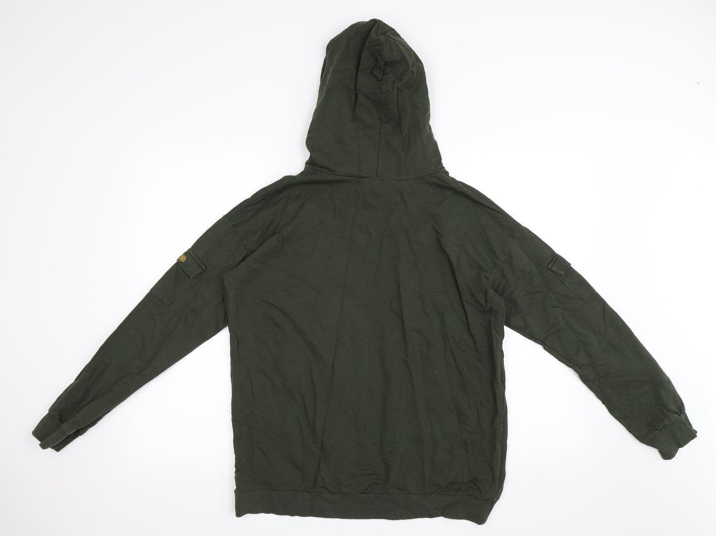 Select Womens Green   Pullover Hoodie Size 12