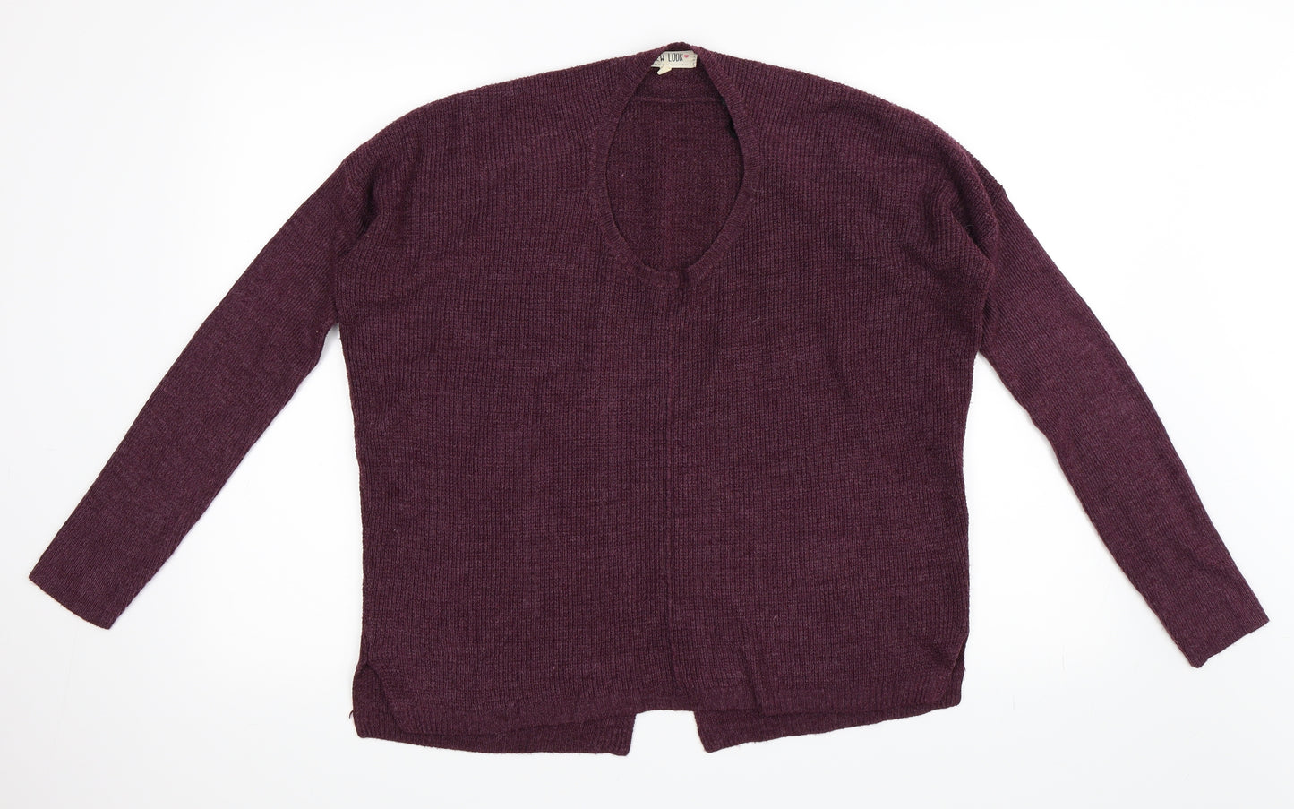 Newlook Womens Purple   Pullover Jumper Size 8