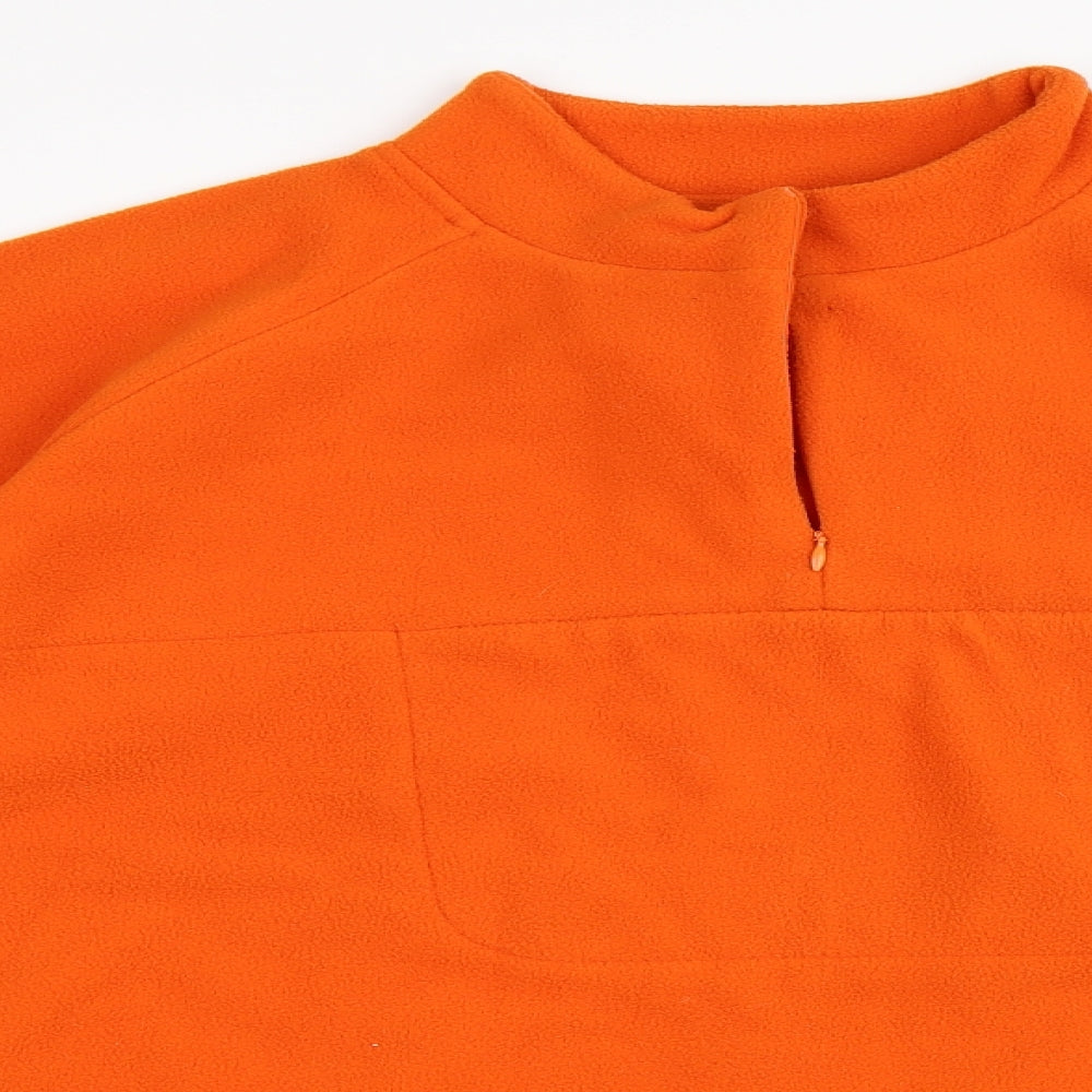 Style Leisure Womens Orange   Pullover Sweatshirt Size 24