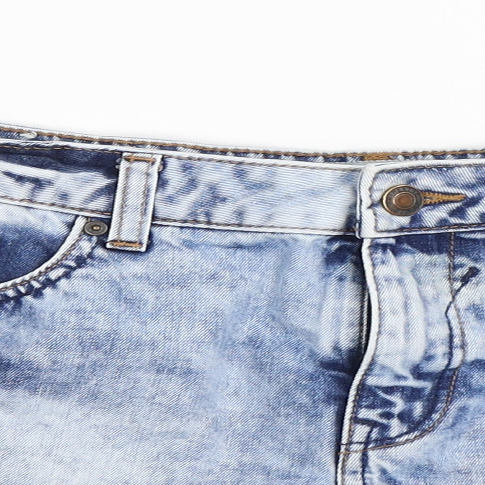 Newlook Womens Blue   Hot Pants Shorts Size 10