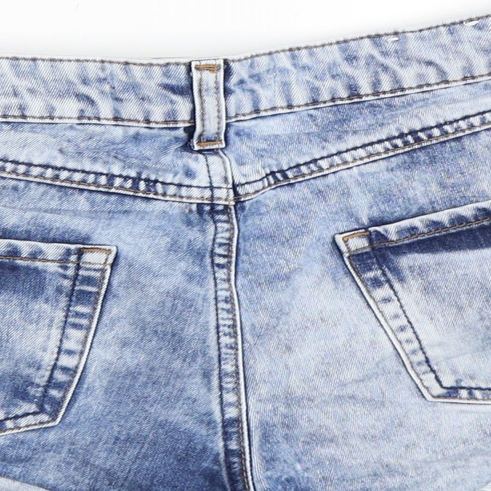 Newlook Womens Blue   Hot Pants Shorts Size 10