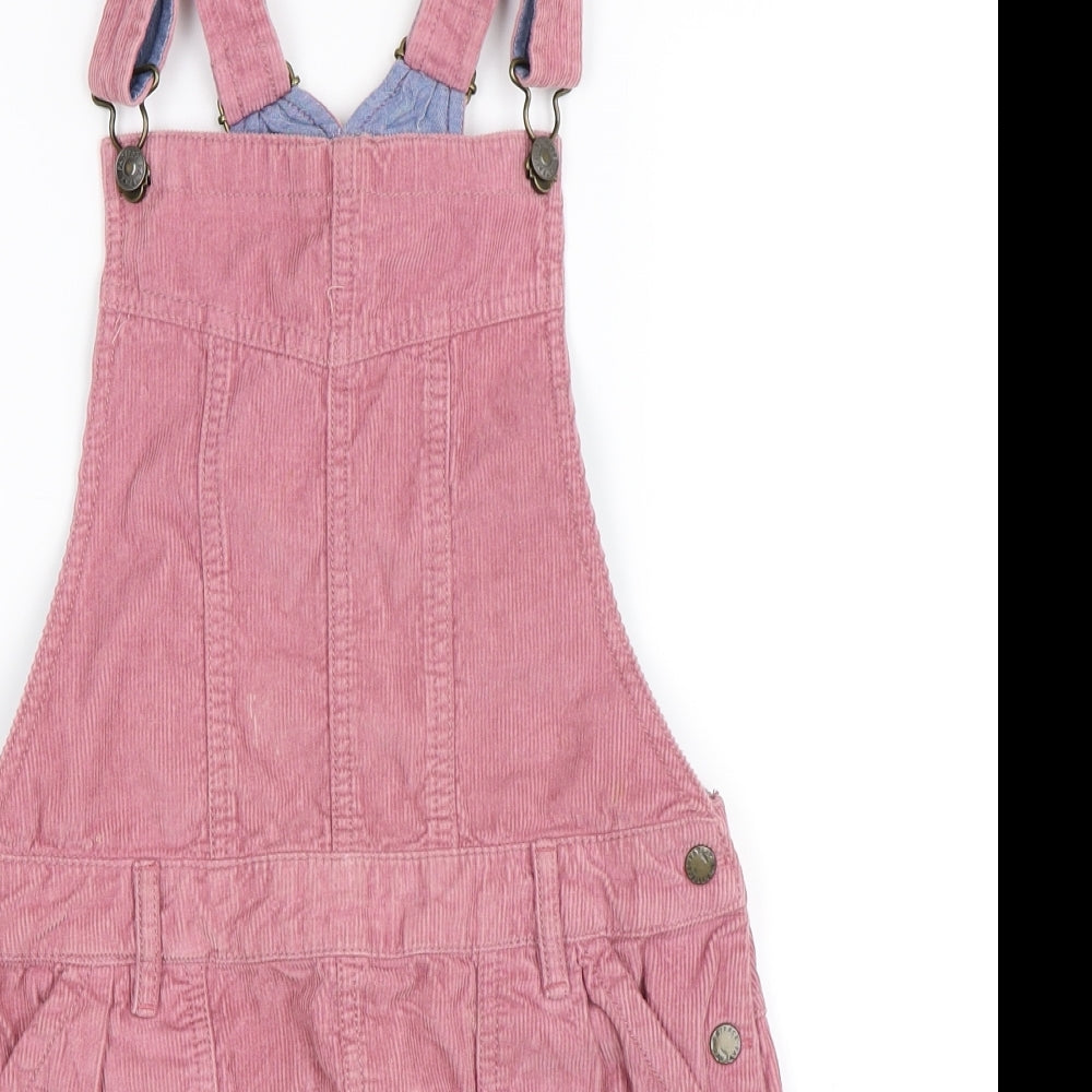 Fatface Girls Pink  Corduroy Pinafore/Dungaree Dress  Size 12-13 Years
