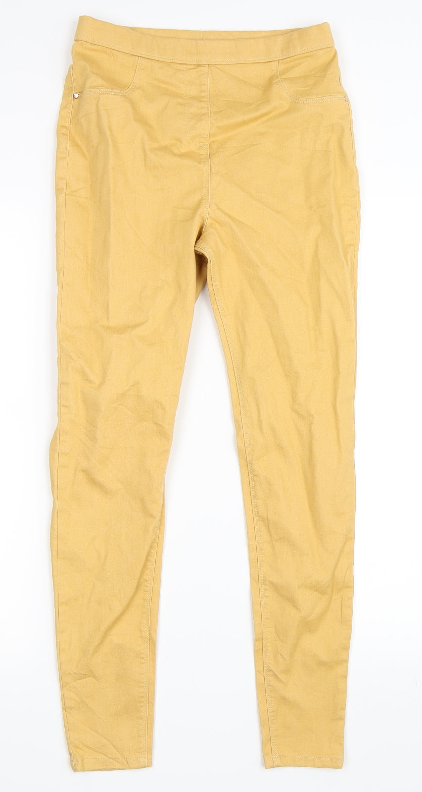 George Girls Yellow   Skinny Jeans Size 13-14 Years - Jegging