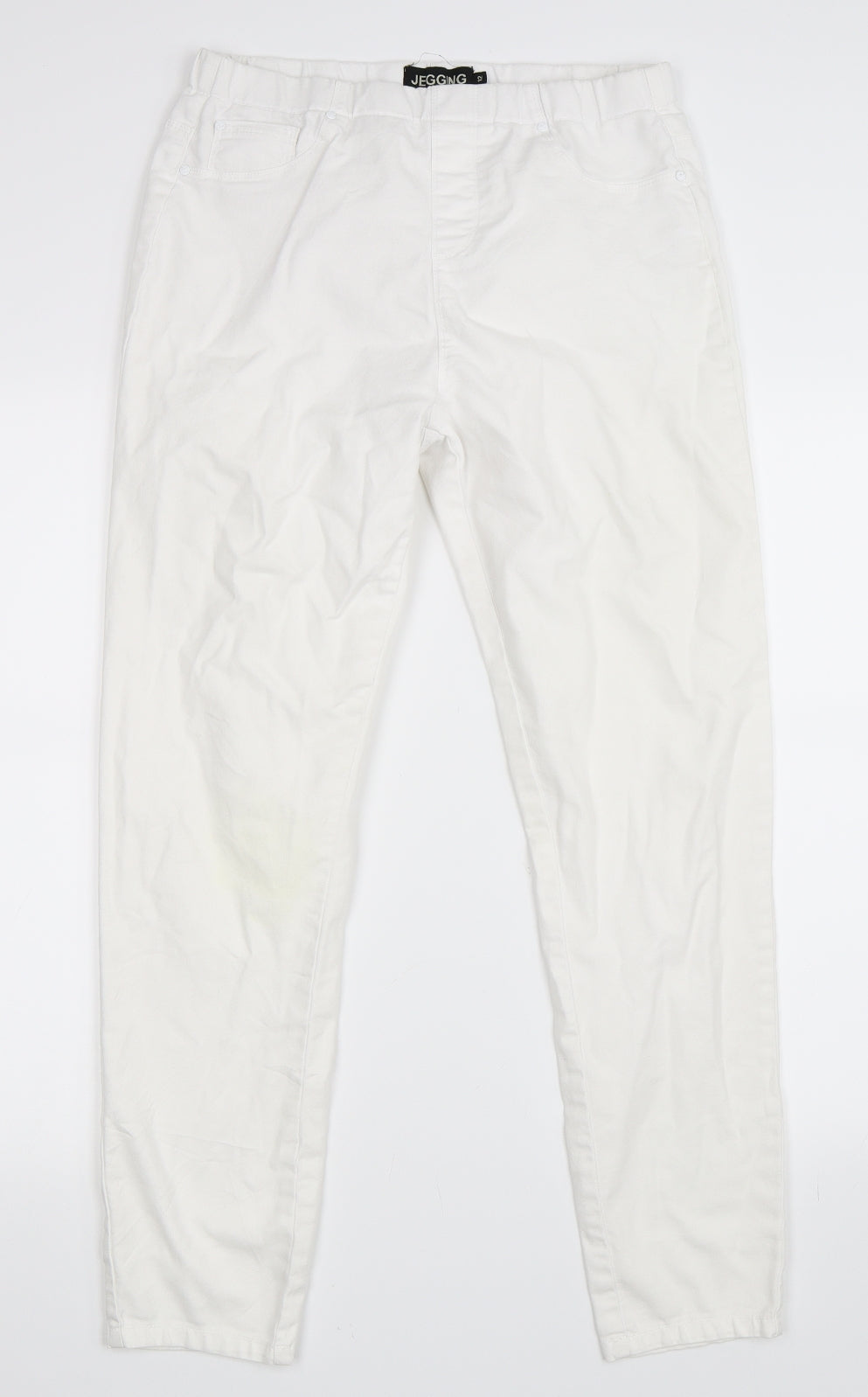 Peacocks Womens White   Skinny Jeans Size 12 L27 in