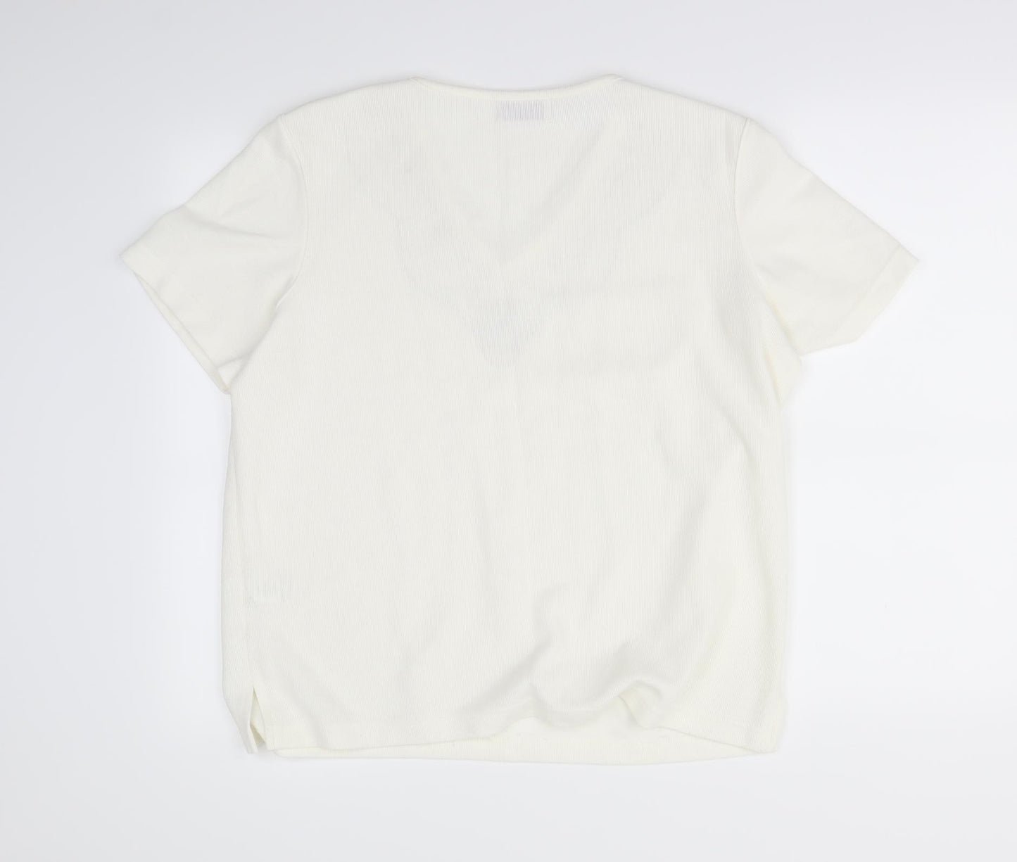 bonmarche Womens White   Basic T-Shirt Size M