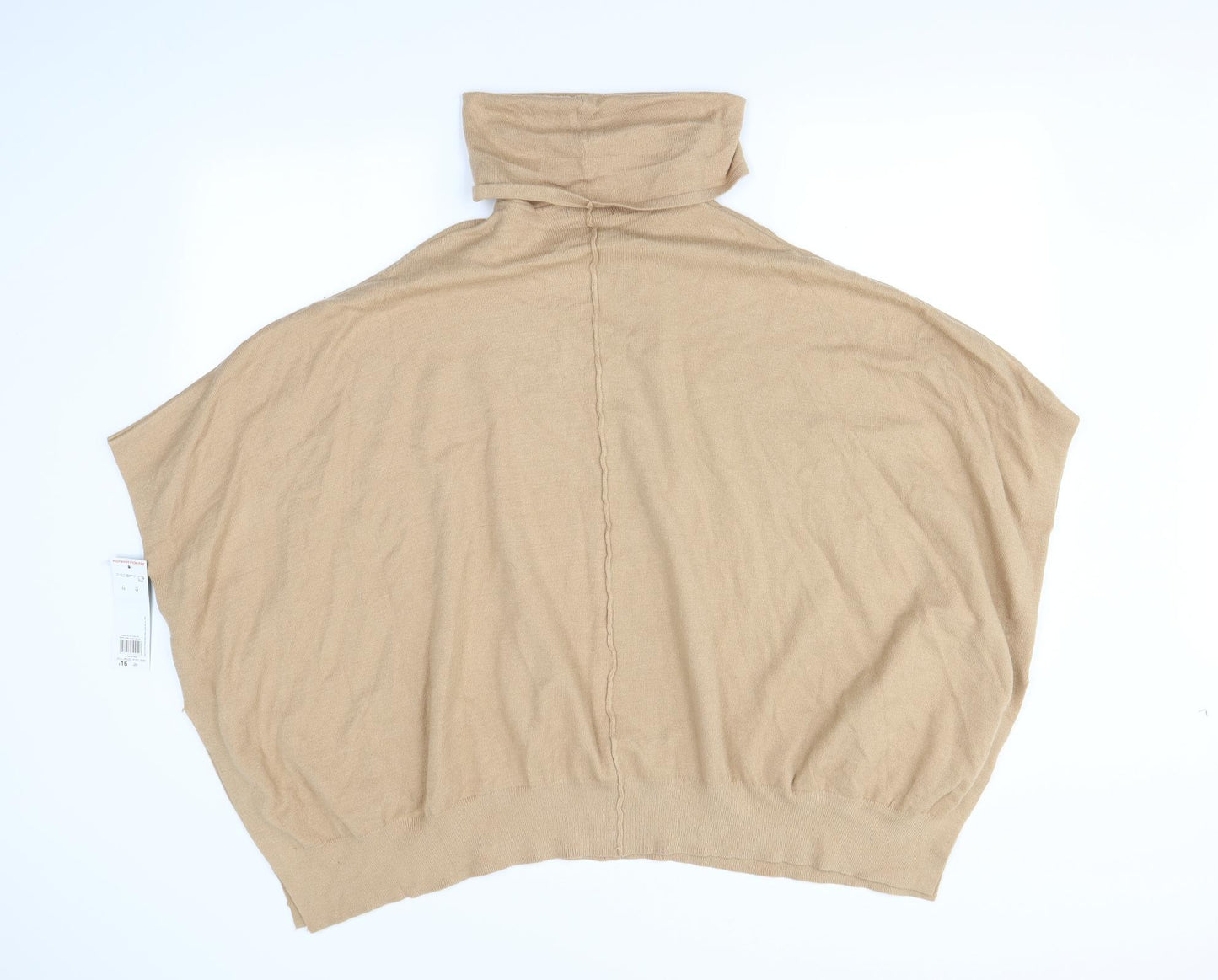 F&F Womens Beige   Cape Jumper Size M