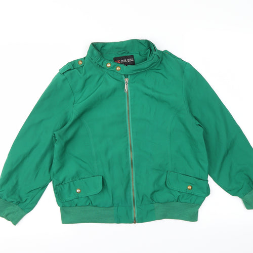 RCC Fashion Womens Green   Rain Coat Coat Size M