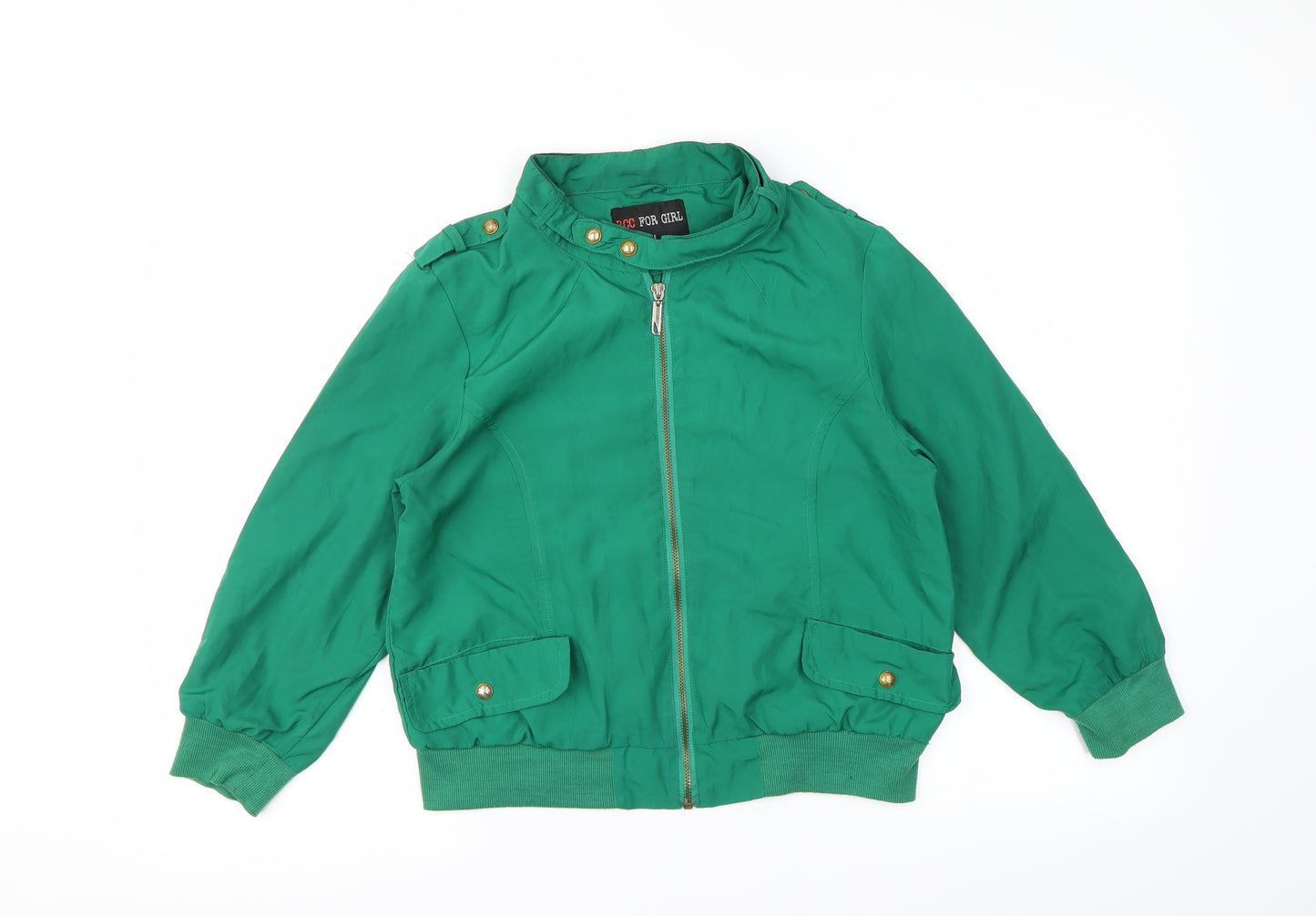RCC Fashion Womens Green   Rain Coat Coat Size M
