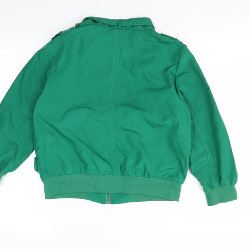 RCC Fashion Womens Green   Rain Coat Coat Size M