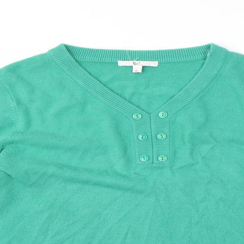 Klass Womens Green   Pullover Jumper Size XL