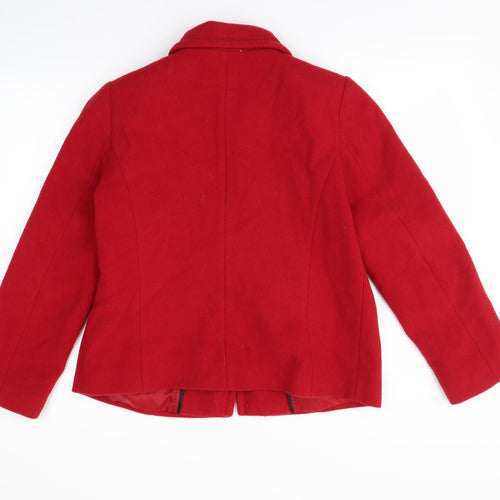 BM Womens Red   Jacket  Size 12