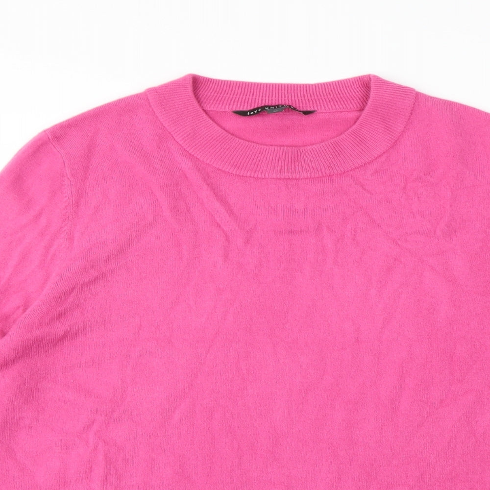 love knitwear Womens Pink   Pullover Jumper Size 20