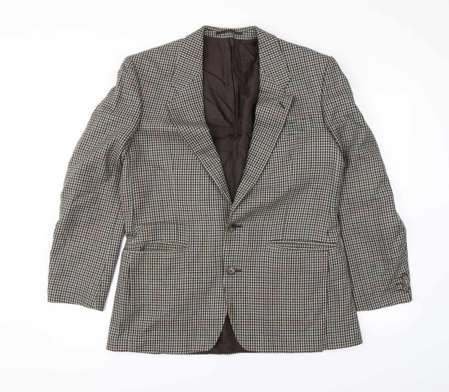 St Michael  Mens Brown Check  Jacket Blazer Size M