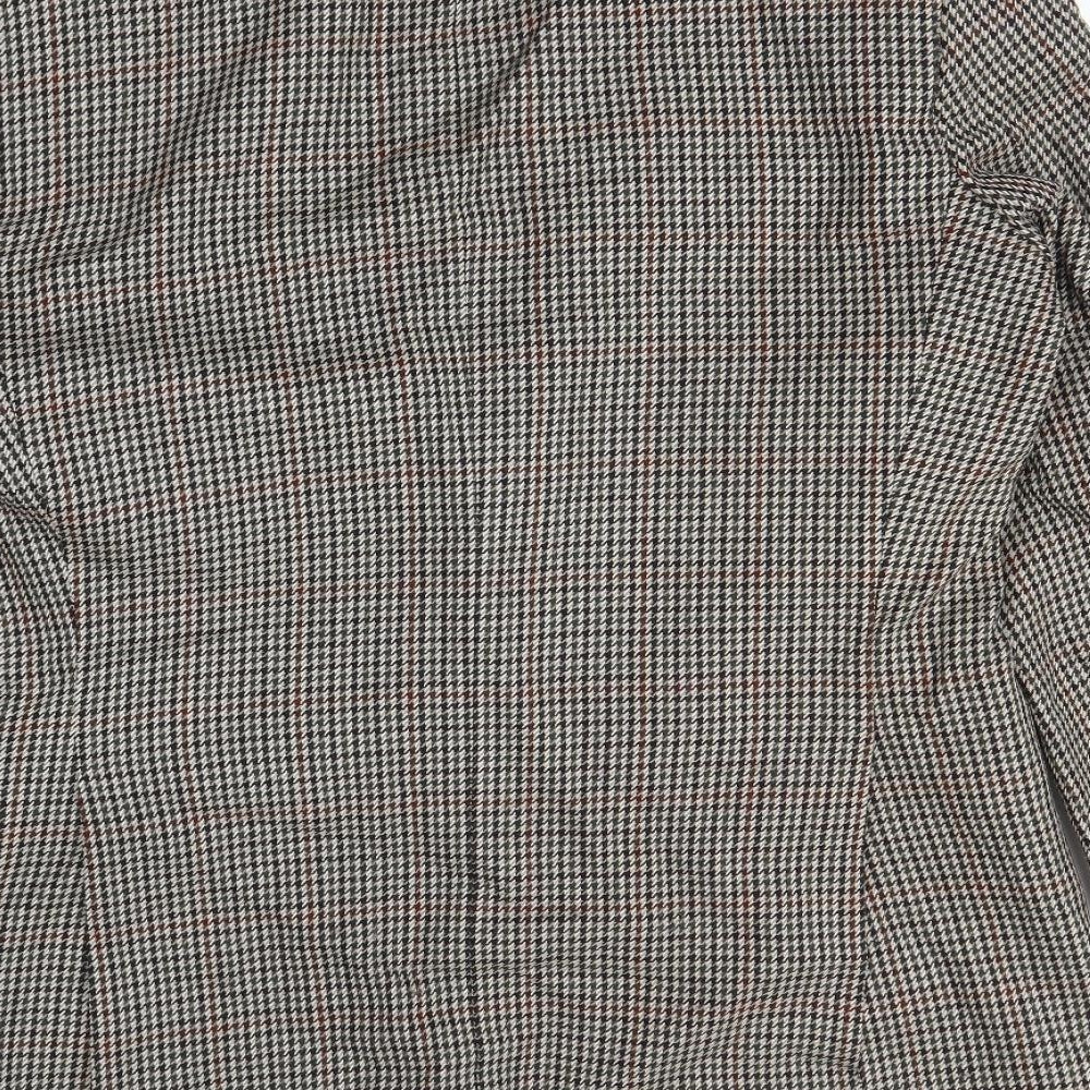 St Michael  Mens Brown Check  Jacket Blazer Size M