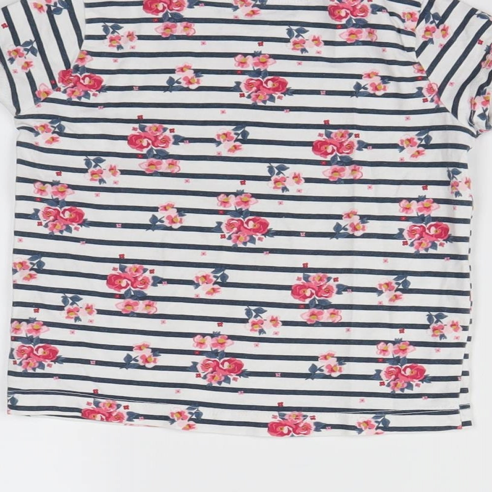 Primark  Girls Multicoloured Striped  Basic T-Shirt Size 2-3 Years