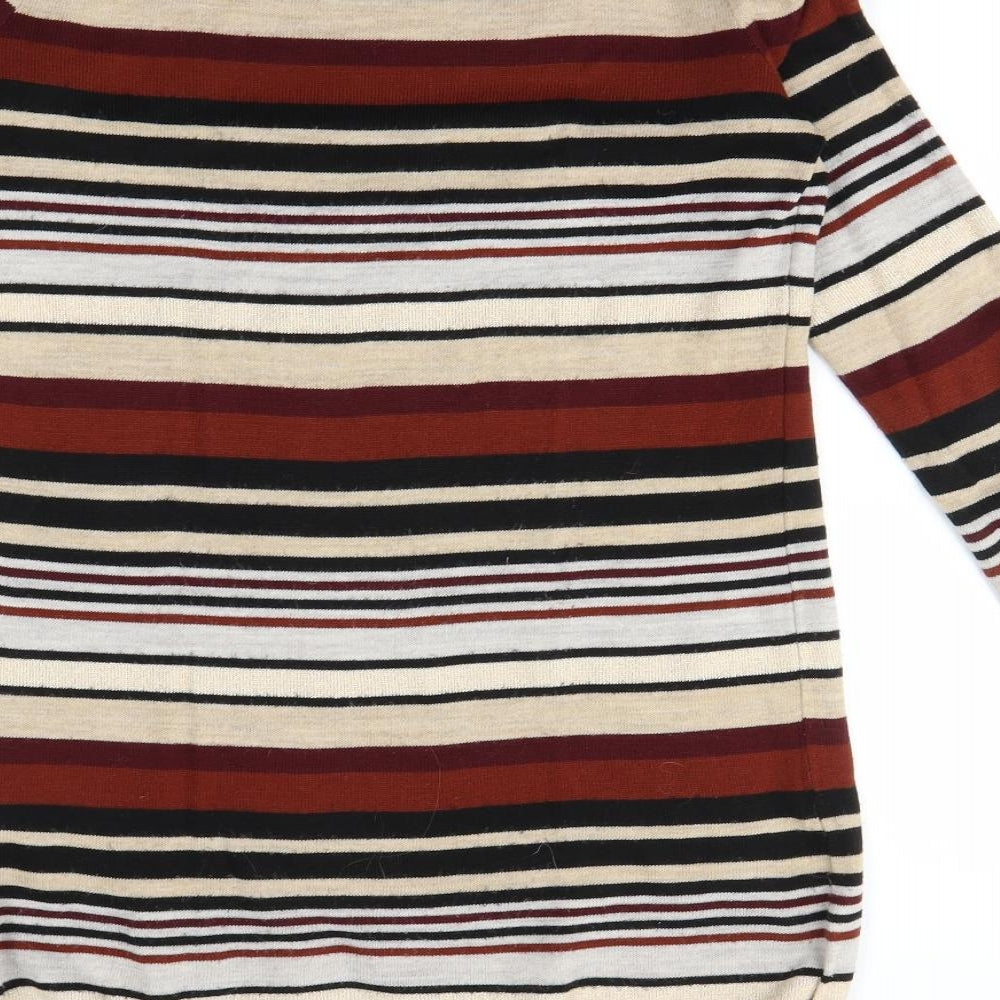 F&F Womens Multicoloured Striped  Jumper Dress  Size 6